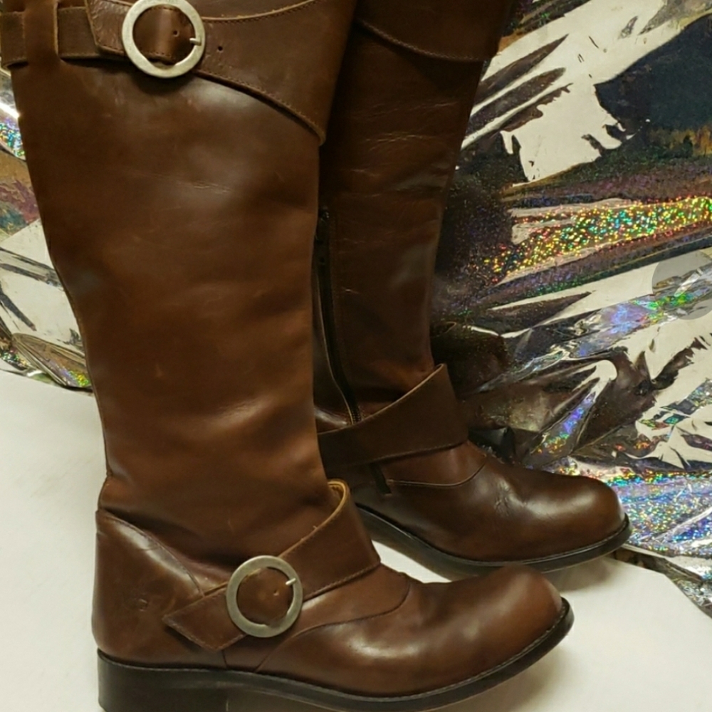 John Fluevog "Heidi" riding boots